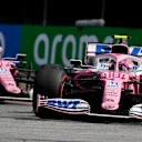 Lance Stroll, Racing Point RP20 and Sergio Perez, Racing Point RP20