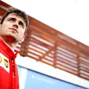 MELBOURNE, AUSTRALIA - MARCH 12: Charles Leclerc of Monaco and Ferrari looks on in the Paddock during previews ahead of the F1 Grand Prix of Australia at Melbourne Grand Prix Circuit on March 12, 2020 in Melbourne, Australia. (Photo by Mark Thompson/Getty Images)