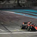 George Russell chequered flag Abu Dhabi.jpg