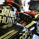 The tribute… Kimi Raikkonen paid his respects to F1 wildman James Hunt at the 2012 Monaco Grand Prix, when he was driving for Lotus, proudly sporting Hunt’s minimalist design on the streets of the Principality. Raikkonen has also been known to enter snowm