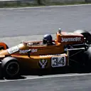 Hans-Joachim Stuck, March 761, retired on the opening lap of the race with a broken clutch. German Grand Prix, Rd 10, Nurburgring, 1 August 1976. © Sutton Motorsport Images