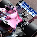 Force India's twin T-wing set-up was clearly visible ahead of the rear wing. ©