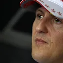 Michael Schumacher (GER) Mercedes AMG F1 in the Press Conference.
Formula One World Championship, Rd20 Brazilian Grand Prix, Preparations, Sao Paulo, Brazil, 22 November 2012.
