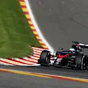 Fernando Alonso (ESP) McLaren MP4-30 at Formula One World Championship, Rd11, Belgian Grand Prix, Practice, Spa Francorchamps, Belgium, Friday 21 August 2015. &copy; Sutton Motorsport Images