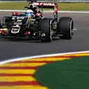 Romain Grosjean (FRA) Lotus E23 Hybrid at Formula One World Championship, Rd11, Belgian Grand Prix, Practice, Spa Francorchamps, Belgium, Friday 21 August 2015. &copy; Sutton Motorsport Images