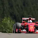 Sebastian Vettel (GER) Ferrari SF15-T at Formula One World Championship, Rd11, Belgian Grand Prix, Practice, Spa Francorchamps, Belgium, Friday 21 August 2015. &copy; Sutton Motorsport Images