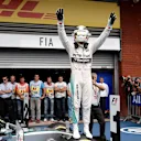 Race winner Lewis Hamilton (GBR) Mercedes AMG F1 celebrates in parc ferme at Formula One World Championship, Rd11, Belgian Grand Prix, Race, Spa Francorchamps, Belgium, Sunday 23 August 2015. &copy; Sutton Motorsport Images