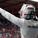 Race winner Lewis Hamilton (GBR) Mercedes celebrates in parc ferme at Formula One World Championship, Rd11, Belgian Grand Prix, Race, Spa Francorchamps, Belgium, Sunday 23 August 2015. &copy; Sutton Motorsport Images