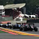 Start of the race at Formula One World Championship, Rd11, Belgian Grand Prix, Race, Spa Francorchamps, Belgium, Sunday 23 August 2015. &copy; Sutton Motorsport Images