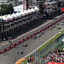 Lewis Hamilton (GBR) Mercedes AMG F1 W06 leads at the start of the race at Formula One World Championship, Rd11, Belgian Grand Prix, Race, Spa Francorchamps, Belgium, Sunday 23 August 2015. &copy; Sutton Motorsport Images