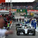 Lewis Hamilton (GBR) Mercedes AMG F1 W06 in parc ferme at Formula One World Championship, Rd11, Belgian Grand Prix, Race, Spa Francorchamps, Belgium, Sunday 23 August 2015. &copy; Sutton Motorsport Images