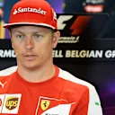 Kimi Raikkonen (FIN) Ferrari in the Press Conference at Formula One World Championship, Rd11, Belgian Grand Prix, Preparations, Spa Francorchamps, Belgium, Thursday 20 August 2015. &copy; Sutton Motorsport Images