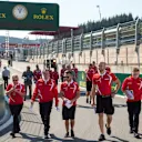 Will Stevens (GBR) Marussia F1 Team walks the track at Formula One World Championship, Rd11, Belgian Grand Prix, Preparations, Spa Francorchamps, Belgium, Thursday 20 August 2015. &copy; Sutton Motorsport Images