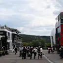Paddock at Formula One World Championship, Rd11, Belgian Grand Prix, Preparations, Spa Francorchamps, Belgium, Thursday 20 August 2015. &copy; Sutton Motorsport Images