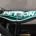 Mercedes AMG F1 W06 rear wing detail at Formula One World Championship, Rd11, Belgian Grand Prix, Preparations, Spa Francorchamps, Belgium, Thursday 20 August 2015. &copy; Sutton Motorsport Images