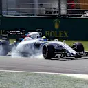 Felipe Massa (BRA) Williams FW37 locks up at Formula One World Championship, Rd12, Italian Grand Prix, Qualifying, Monza, Italy, Saturday 5  September 2015. &copy; Sutton Motorsport Images