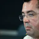 Eric Boullier (FRA) McLaren Racing Director in the press conference at Formula One World Championship, Rd16, United States  Grand Prix, Practice, Austin, Texas, USA, Friday 23 October 2015. &copy; Sutton Motorsport Images