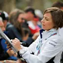 Claire Williams (GBR) Williams Deputy Team Principal signs auotgraphs for the fans at Formula One World Championship, Rd1, Australian Grand Prix, Qualifying, Albert Park, Melbourne, Australia, Saturday 19 March 2016. &copy; Sutton Motorsport Images