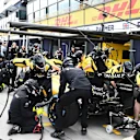 Renault Sport F1 Team practice pit stops at Formula One World Championship, Rd1, Australian Grand Prix, Qualifying, Albert Park, Melbourne, Australia, Saturday 19 March 2016. &copy; Sutton Motorsport Images