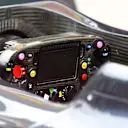 McLaren MP4-31 steering wheel at Formula One World Championship, Rd1, Australian Grand Prix, Qualifying, Albert Park, Melbourne, Australia, Saturday 19 March 2016. &copy; Sutton Motorsport Images