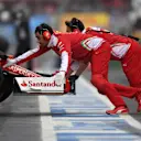 Ferrari mechanics at Formula One World Championship, Rd1, Australian Grand Prix, Qualifying, Albert Park, Melbourne, Australia, Saturday 19 March 2016. &copy; Sutton Motorsport Images