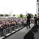 Daniel Ricciardo (AUS) Red Bull Racing on stage at the fan zone at Formula One World Championship, Rd1, Australian Grand Prix, Qualifying, Albert Park, Melbourne, Australia, Saturday 19 March 2016. &copy; Sutton Motorsport Images