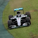 Nico Rosberg (GER) Mercedes-Benz F1 W07 Hybrid cuts across the grass at Formula One World Championship, Rd1, Australian Grand Prix, Qualifying, Albert Park, Melbourne, Australia, Saturday 19 March 2016. &copy; Sutton Motorsport Images