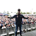 Daniel Ricciardo (AUS) Red Bull Racing on stage at the fan zone at Formula One World Championship, Rd1, Australian Grand Prix, Qualifying, Albert Park, Melbourne, Australia, Saturday 19 March 2016. &copy; Sutton Motorsport Images