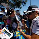 Felipe Massa (BRA) Williams signs autographs for the fans at Formula One World Championship, Rd1, Australian Grand Prix, Race, Albert Park, Melbourne, Australia, Sunday 20 March 2016. &copy; Sutton Motorsport Images
