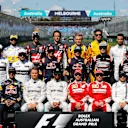 F1 drivers group photo at Formula One World Championship, Rd1, Australian Grand Prix, Race, Albert Park, Melbourne, Australia, Sunday 20 March 2016. &copy; Sutton Motorsport Images