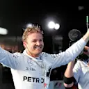Race winner celebrates in parc ferme at Formula One World Championship, Rd1, Australian Grand Prix, Race, Albert Park, Melbourne, Australia, Sunday 20 March 2016. &copy; Sutton Motorsport Images