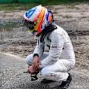 Fernando Alonso (ESP) McLaren crashed out of the race at Formula One World Championship, Rd1, Australian Grand Prix, Race, Albert Park, Melbourne, Australia, Sunday 20 March 2016. &copy; Sutton Motorsport Images