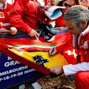 Maurizio Arrivabene (ITA) Ferrari Team Principal signs autographs for the fans at Formula One World Championship, Rd1, Australian Grand Prix, Race, Albert Park, Melbourne, Australia, Sunday 20 March 2016. &copy; Sutton Motorsport Images