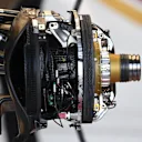 Haas VF-16 front brake and wheel hub detail  at Formula One World Championship, Rd1, Australian Grand Prix, Preparations, Albert Park, Melbourne, Australia, Thursday 17 March 2016. &copy; Sutton Motorsport Images