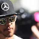 Lewis Hamilton (GBR) Mercedes AMG F1 at Formula One World Championship, Rd1, Australian Grand Prix, Preparations, Albert Park, Melbourne, Australia, Thursday 17 March 2016. &copy; Sutton Motorsport Images