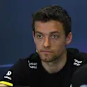 Jolyon Palmer (GBR) Renault Sport F1 Team in the Press Conference at Formula One World Championship, Rd1, Australian Grand Prix, Preparations, Albert Park, Melbourne, Australia, Thursday 17 March 2016. &copy; Sutton Motorsport Images