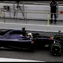 Carlos Sainz (ESP) Scuderia Toro Rosso STR11 at Formula One Testing, Day One, Barcelona, Spain, Monday 22 February 2016. &copy; Sutton Motorsport Images