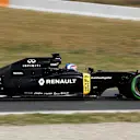 Jolyon Palmer (GBR) Renault Sport F1 Team RS16 at Formula One Testing, Day One, Barcelona, Spain, Monday 22 February 2016. &copy; Sutton Motorsport Images