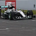 Lewis Hamilton (GBR) Mercedes AMG F1 W07 at Formula One Testing, Day One, Barcelona, Spain, Monday 22 February 2016. &copy; Sutton Motorsport Images