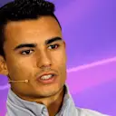Pascal Wehrlein (GER) Manor Racing in the Press Conference at Formula One World Championship, Rd10, British Grand Prix, Preparations, Silverstone, England, Thursday 7 July 2016. &copy; Sutton Images