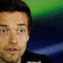 Jolyon Palmer (GBR) Renault Sport F1 Team in the Press Conference at Formula One World Championship, Rd10, British Grand Prix, Preparations, Silverstone, England, Thursday 7 July 2016. &copy; Sutton Images