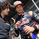 Carlos Sainz jr (ESP) Scuderia Toro Rosso and Marco Matassa (ITA) Scuderia Toro Rosso Engineer on the grid at Formula One World Championship, Rd4, Russian Grand Prix, Race, Sochi Autodrom, Sochi, Krasnodar Krai, Russia, Sunday 1 May 2016.