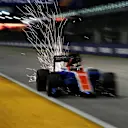 Pascal Wehrlein (GER) Manor Racing MRT05 at Formula One World Championship, Rd15, Singapore Grand Prix, Qualifying, Marina Bay Street Circuit, Singapore, Saturday 17 September 2016. &copy; Sutton Images