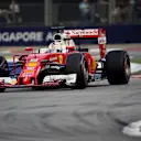 Sebastian Vettel (GER) Ferrari SF16-H at Formula One World Championship, Rd15, Singapore Grand Prix, Qualifying, Marina Bay Street Circuit, Singapore, Saturday 17 September 2016. &copy; Sutton Images