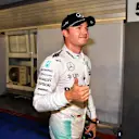 Pole sitter Nico Rosberg (GER) Mercedes AMG F1 celebrates in parc ferme at Formula One World Championship, Rd15, Singapore Grand Prix, Qualifying, Marina Bay Street Circuit, Singapore, Saturday 17 September 2016. &copy; Sutton Images