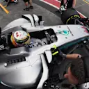 Lewis Hamilton (GBR) Mercedes-Benz F1 W08 Hybrid at Formula One World Championship, Rd1, Australian Grand Prix, Practice, Albert Park, Melbourne, Australia, Friday 24 March 2017. © Sutton Motorsport Images