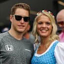 Stoffel Vandoorne (BEL) McLaren with girl at Formula One World Championship, Rd9, Austrian Grand Prix, Qualifying, Spielberg, Austria, Saturday 8 July 2017. © Sutton Images