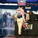 Sergio Perez (MEX) Force India in parc ferme at Formula One World Championship, Rd9, Austrian Grand Prix, Qualifying, Spielberg, Austria, Saturday 8 July 2017. © Sutton Images