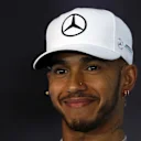 Lewis Hamilton (GBR) Mercedes AMG F1 in the Press Conference at Formula One World Championship, Rd9, Austrian Grand Prix, Preparations, Spielberg, Austria, Thursday 6 July 2017. © Sutton Images