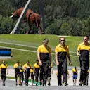 Nick Chester (GBR) Renault Sport F1 Team Technical Director and Alan Permane (GBR) Renault Sport F1 Team Race Engineer at Formula One World Championship, Rd9, Austrian Grand Prix, Preparations, Spielberg, Austria, Thursday 6 July 2017. © Sutton Images